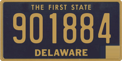DE license plate 901884