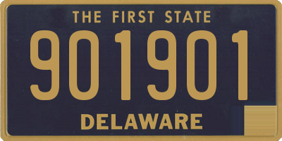 DE license plate 901901