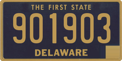 DE license plate 901903