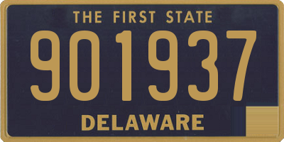 DE license plate 901937