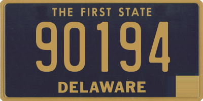 DE license plate 90194