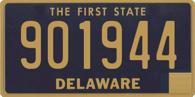 DE license plate 901944
