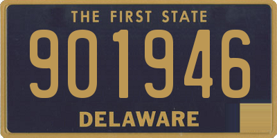 DE license plate 901946