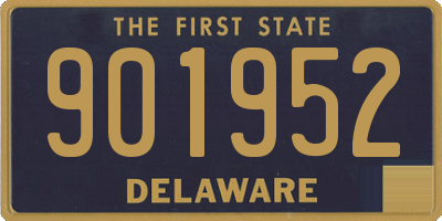 DE license plate 901952