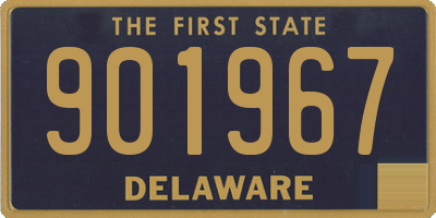 DE license plate 901967