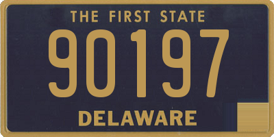 DE license plate 90197