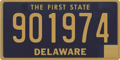 DE license plate 901974