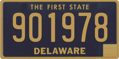 DE license plate 901978