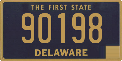 DE license plate 90198