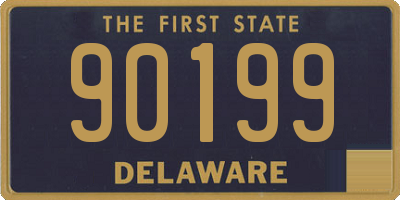 DE license plate 90199