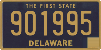 DE license plate 901995