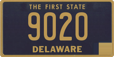 DE license plate 9020