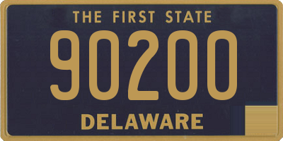 DE license plate 90200