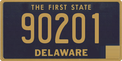 DE license plate 90201