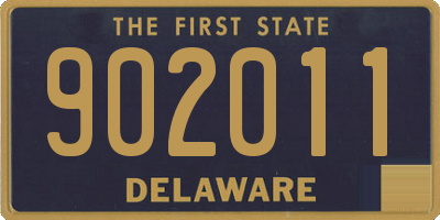 DE license plate 902011