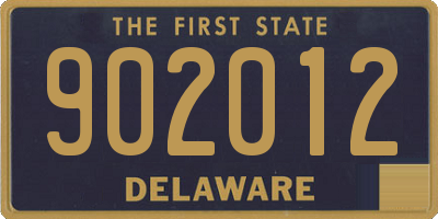 DE license plate 902012