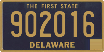 DE license plate 902016