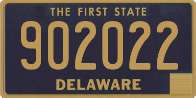 DE license plate 902022
