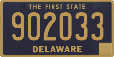 DE license plate 902033