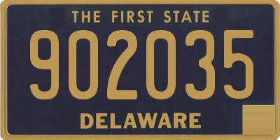 DE license plate 902035