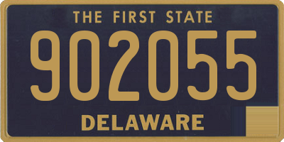 DE license plate 902055