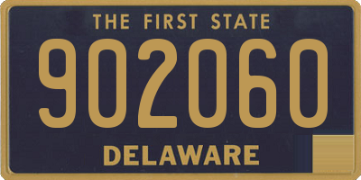DE license plate 902060