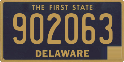 DE license plate 902063