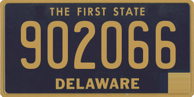 DE license plate 902066