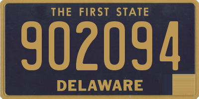 DE license plate 902094