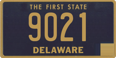 DE license plate 9021