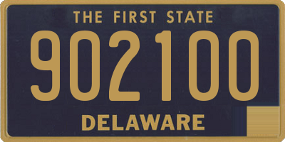 DE license plate 902100