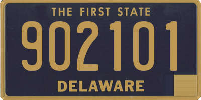 DE license plate 902101