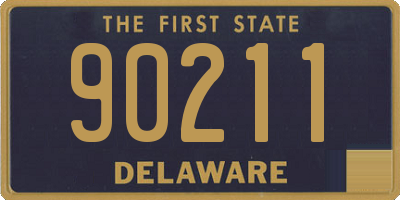 DE license plate 90211