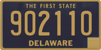 DE license plate 902110
