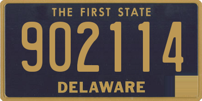 DE license plate 902114