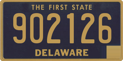 DE license plate 902126