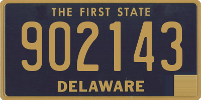 DE license plate 902143
