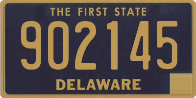 DE license plate 902145