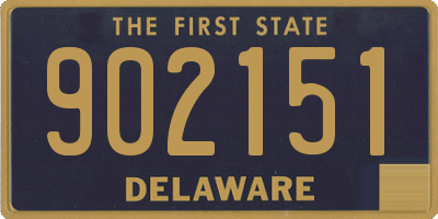 DE license plate 902151