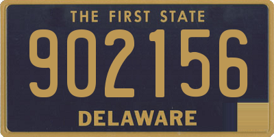 DE license plate 902156