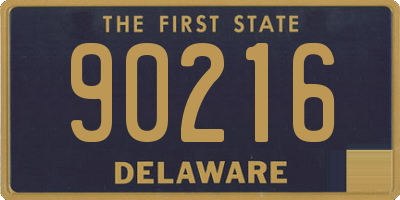 DE license plate 90216