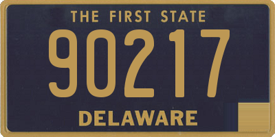 DE license plate 90217