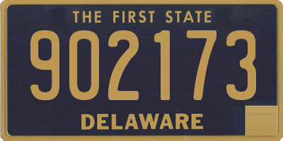 DE license plate 902173