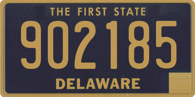 DE license plate 902185