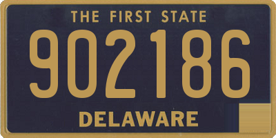 DE license plate 902186