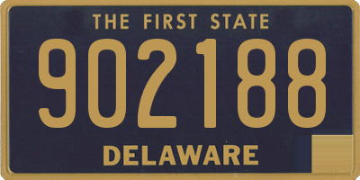 DE license plate 902188