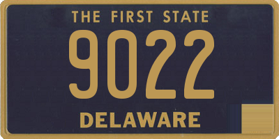 DE license plate 9022