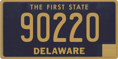 DE license plate 90220