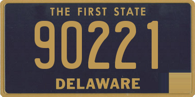DE license plate 90221