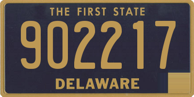 DE license plate 902217